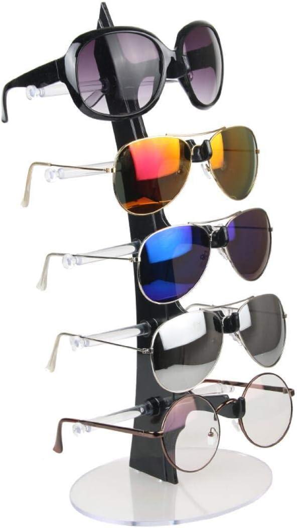 Eyeglass Sunglasses Storage Display Rack Holder Organizer Case for 5 Glasses New