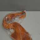 Felek Super Long Ginger Orange T Part Lace Wigs Synthetic 40 Inch Straight 13x4x1 T Lace Front Wigs Heat Resistant Fiber Glueless Pre-Plucked Natural Hairline Lace Wig For Fashion Women/Girls(Ginger)