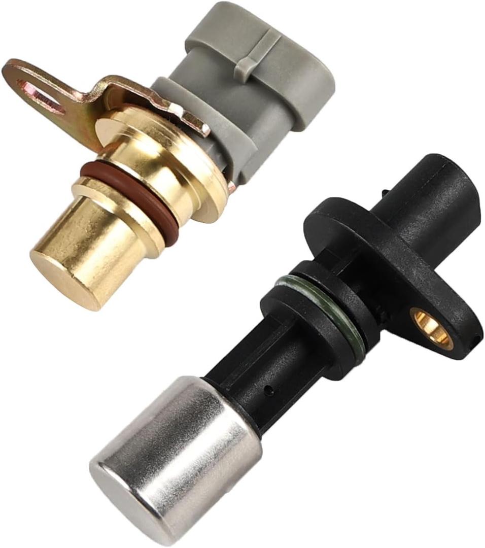 Camshaft Position Sensor & Crankshaft Position Sensor Compatible with Chevy S10 Cavalier GMC Sonoma Isuzu Hombre Pontiac Sunfire L4 2.2L, Replacement for 907-706, 917-784