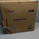 TRALT Office Chair Ergonomic Desk Chair, 330 LBS Home Mesh Office Desk Chairs with Wheels, Comfortable Gaming Chair, High Back Office Chair for Long Hours (White)