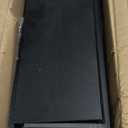 RICHER HOUSE 5 Set Floating Wall Mounted Shelves, Black Shelves for Wall Decor, Modern Picture Ledge Shelf with Lip for Storage, Nursery, Bedroom, Living Room, Bathroom - Black