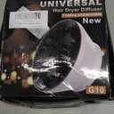 Universal Diffuser Attachment for Hair Dryer  Fits 1.5-3.2 Inch, Extra Large Deep Bowl with 24 Open Long Prongs, Collapsible, for Curly,Thick, Long, Wavy, Coily Hair  Home, TravelHotel Use