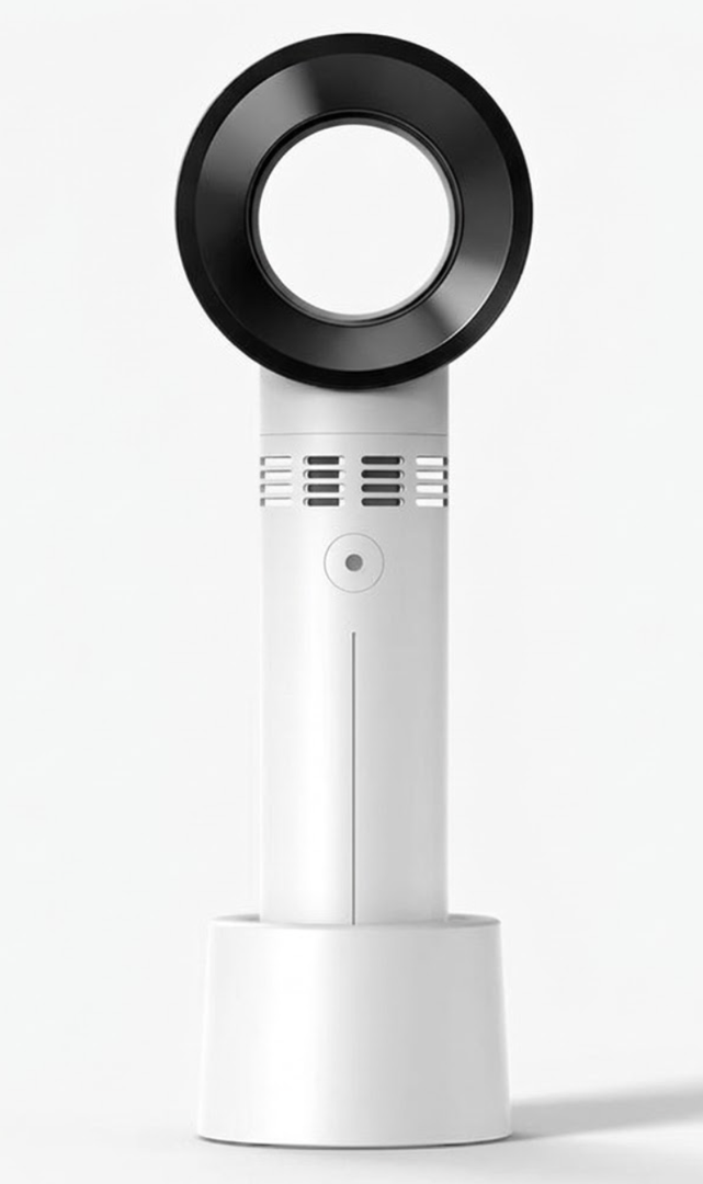 Rechargeable USB Bladeless Fan Portable Handheld Cooling Desk Mini Fan Pack Of 2