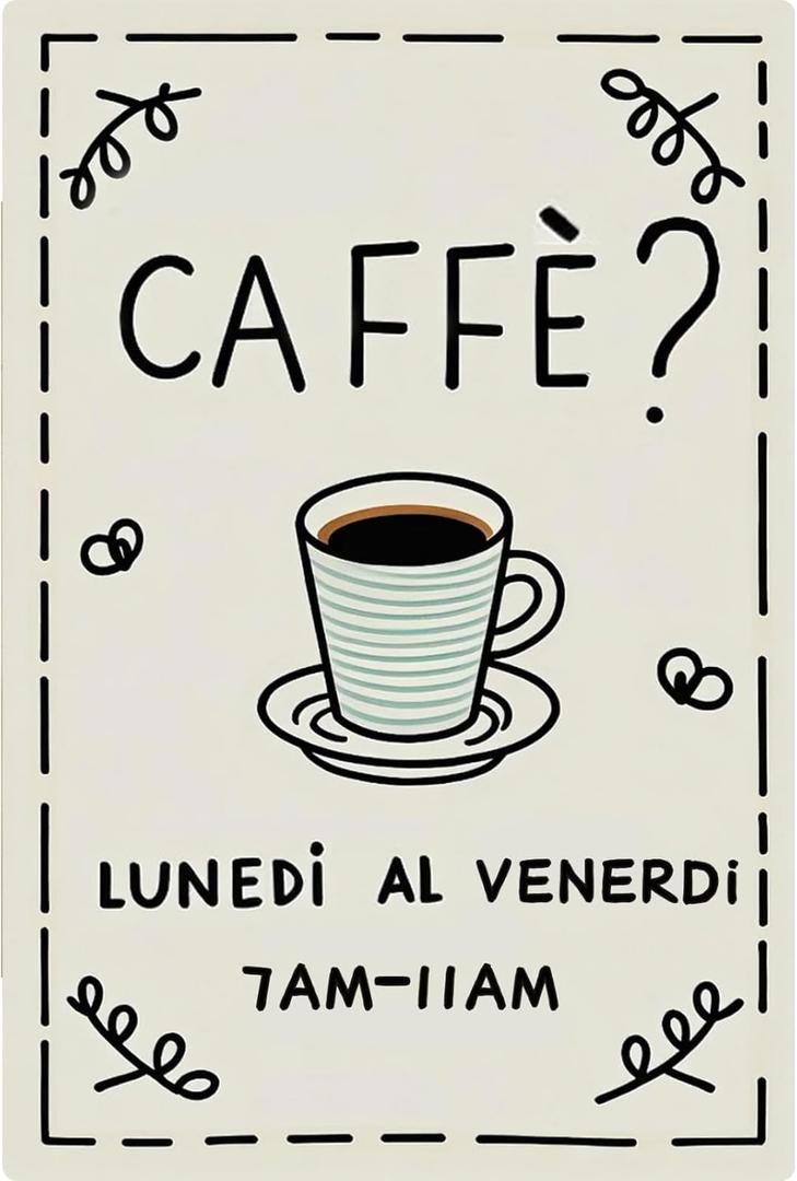 Metal Tin Signs Decorative for Coffee Lover Posters Wall Art Vintage Rustic Plaque Adorable Decor Indoor Outdoor Accent for Home Cafes Office Store Pubs Club 8x12 inch - Style 3 Pack of 2