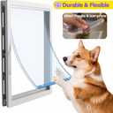 Dog Door Replacement Flaps - Extra Large Measures 10.5" x 15", Doggie Door Flap Compatible with Ideal Pet Products Designer Series Pet Door- Replacement Flap, Less Shrinkage, Weather Resistant