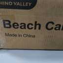 Rhino Valley Beach Cabana, 120 Sq. Ft Beach Canopy UPF50+ Protection
Easy Setup & Adjustable Height Beach Tent Sun Shelter with Cup Holder, Portable for 4-8 People, Blue & White Stripes