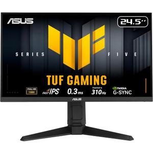ASUS TUF Gaming Series 5 24.5 1080P Gaming Monitor (VG259QMRL5A) - Full HD, Fast-IPS Panel, 310Hz, 0.3ms, DisplayHDR400, 99% sRGB, Height Adjustable, DisplayWidget, Gaming AI
