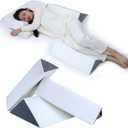 Wedges for Bed Positioning, 3PCS Bed Wedges & Body Positioners for Bed Sores, Side Sleeping, Back Support, After Surgery, Bedsore Pressure Relief, Positioning Wedge for Elderly & Adults (White)