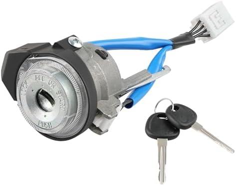 WMPHE Ignition Switch Lock Cylinder with Keys Compatible with Hyundai Elantra 2011-2016 Hyundai Elantra Coupe 2013-2014 Hyundai Elantra GT 2013-2016 Replacement for 81900-3XF00 819003XF00 US660L