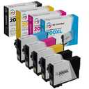 LD Products Remanufactured Ink Cartridge Replacement for Epson 200 200XL High Yield (2 Black, 1 Cyan, 1 Magenta, 1 Yellow, 5-Pack)
