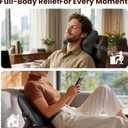 BOB AND BRAD Back Massager with Heat and Remote, EZBack Plus Shiatsu Massage Pillow with 3 Level, Kneading Deep Tissue Massage for Neck, Shoulder, Leg, Upper & Lower Back Pain Relief, FSA Eligible HSA