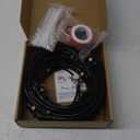 Misters for Outside Patio 63FT(19.2M)+21 Brass Mist Nozzles+a Brass Adapter(3/4") Detachable outdoor misting cooling system for Garden, waterpark, Greenhouse, Backyard, Fan, Umbrella, Deck, Canopy