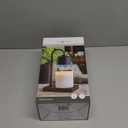 Candle Warmers Etc. Black & Wood Arched Lamp for Top-Down Warming & Flame-Free Fragrance