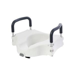 Raised Toilet Seat With Removable Arms