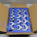 Orion Motor Tech 14 Piece Jumbo Crowfoot Wrench Set, SAE Crows Foot Wrench Set for 1-1/16" to 2" Flare Nuts for 1/2" Drive Rachets Extenders, Cr-V Steel Crowfoot Wrenches with Phosphating & Carry Case