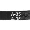 uxcell 4pcs A35 or 4L370 Classic Wrapped Rubber V-Belt, 35"(889mm) Inside Circumference, A Profile V Belt