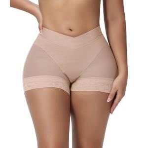 SHAPSHE Curvy Faja Body Shaper Fajas Moldeadoras De Cintura Y Abdomen High Waisted Tummy Control Underwear Shaping Shorts Seamless Shapewear for Women High Waisted Shaping Shorts Tan, L