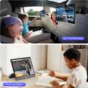 13.3" Car TV for Back Seat, 4K Android Headrest Monitor for Car, 4G+64G Portable Rear Entertainment System, Support Phone Wireless Mirror Link Touch Screen, with WiFi/HDMI/USB/Video Player