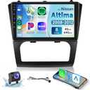 8-core 4G+64G Android Car Radio for Nissan Altima 2008 2009 2010 2011 2012, Wireless Carplay Android Auto Car Stereo, 9 IPS Touchscreen with WiFi, GPS, Bluetooth,FM/RDS, 32EQ DSP, Rear Camera