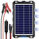 Amazon.com: POWOXI Upgraded 7.5W-Solar-Battery-Trickle-Charger-Maintainer-12V Portable Waterproof Solar Panel Trickle Charging Kit for Car, Automotive, Motorcycle, Boat, Marine, RV,Trailer, Snowmobile, etc. : Patio, Lawn & Garden