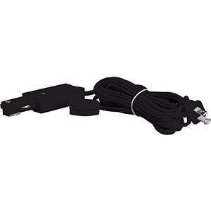 Nuvo TP157 Live End Cord Kit for Track Lighting, 15ft, Black