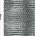 OJIA Washable Entryway Rugs Indoor 3'x5' Area Rug Front Door Rug Cotton Hand-Woven Gray Indoor Outdoor Rugs Farmhouse Throw Rug Door Mats Carpet Kitchen Rugs for Bathroom Bedroom Mudroom