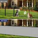 Windscreen4less 4' x 40' Privacy Fence Screen Heavy Duty Windscreen Fencing Cover Windblock Mesh Fabric Shade Cloth with Brass Grommtes for Garden Yard Pool Deck Carport Construction, Gray