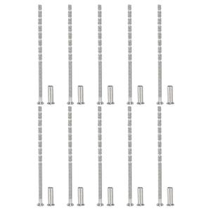 2 x PATIKIL Cabinet Handle Screws M4 x 100mm, 10 Set Break Away Screws Drawer Pull Phillips Drive Flat Countersunk Head Bolts with Sleeve for Door Handle Lever