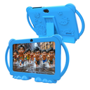 Kids Tablet 7 inch Android 12.0 for Toddler, 4GB RAM 32GB ROM Bluetooth IPS Screen Parental Control Dual Camera Shockproof Case for Educational Games, (1PCS, Blue)