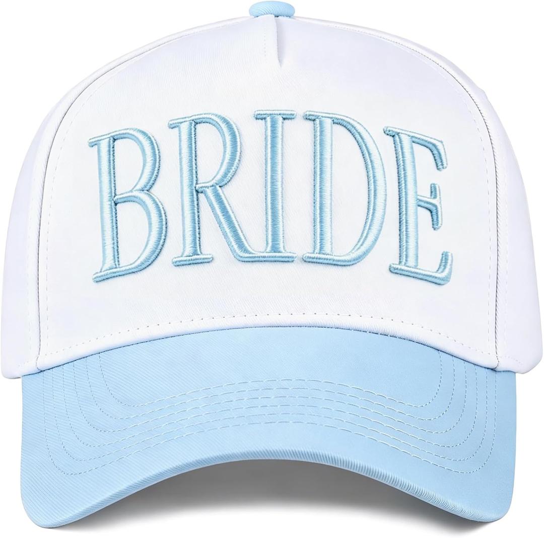 Bride Trucker Hat-Adjustable Embroidered Wedding Cap for Bride-to-Be Bachelorette Accessory Bridesmaid Great Gift