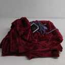 Westinghouse Heated Blanket Full Size - Electric With 10 Heating Levels, 1-12 Hours Auto Shut Off, Fast Warming, Machine Washable (Full, 72x84 Inches, WineRed)