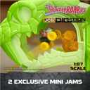 Monster Jam Mini Jams, Cobras Crazy Escape 28 Motorized Playset, 2 Exclusive Die-Cast ThunderROARus and JCB Digatron Monster Trucks, Kids Toys for Boy and Girls Ages 3 and up
