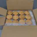 RimCereal 24 Pcs Ceramic Succulent Pots 2.5 Inch Small Plant Pots Indoor with Drainage and Bamboo Saucers Colorful Succulent Flower Planters for Garden Plants Home Decor(Round,1.2 Inch H)