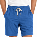 ODODOS Men's Athletic Shorts with Pockets 5" Quick Dry Lightweight Workout Gym Running Shorts, Royal Blue, Medium
