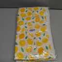 2 x Lemon Kitchen Towels 4 Pack | 16"x28" Absorbent Dish Cloths Set, Super Soft Decorative Towels for Cooking, Cleaning, Drying Dishes - Lemon Print