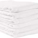 Fasoar Cotton Prefold Cloth Diapers - 100% Unbleached Premium Cotton, 6 Ply Baby Washable Diapers for Babies to Toddlers Multi-Use (10-35 lbs)(6ply 6 Count 01) (20*15)