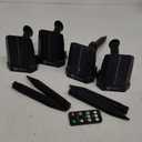 Brightown Solar Lights Outdoor Waterproof IP67, [Cool & Warm Light 2-in-1] Solar Spot Lights Outdoor, 2 Colors 3 Brightness Levels LED Outdoor Solar Lights for Yard Pathway Garden House, Pack of 2 