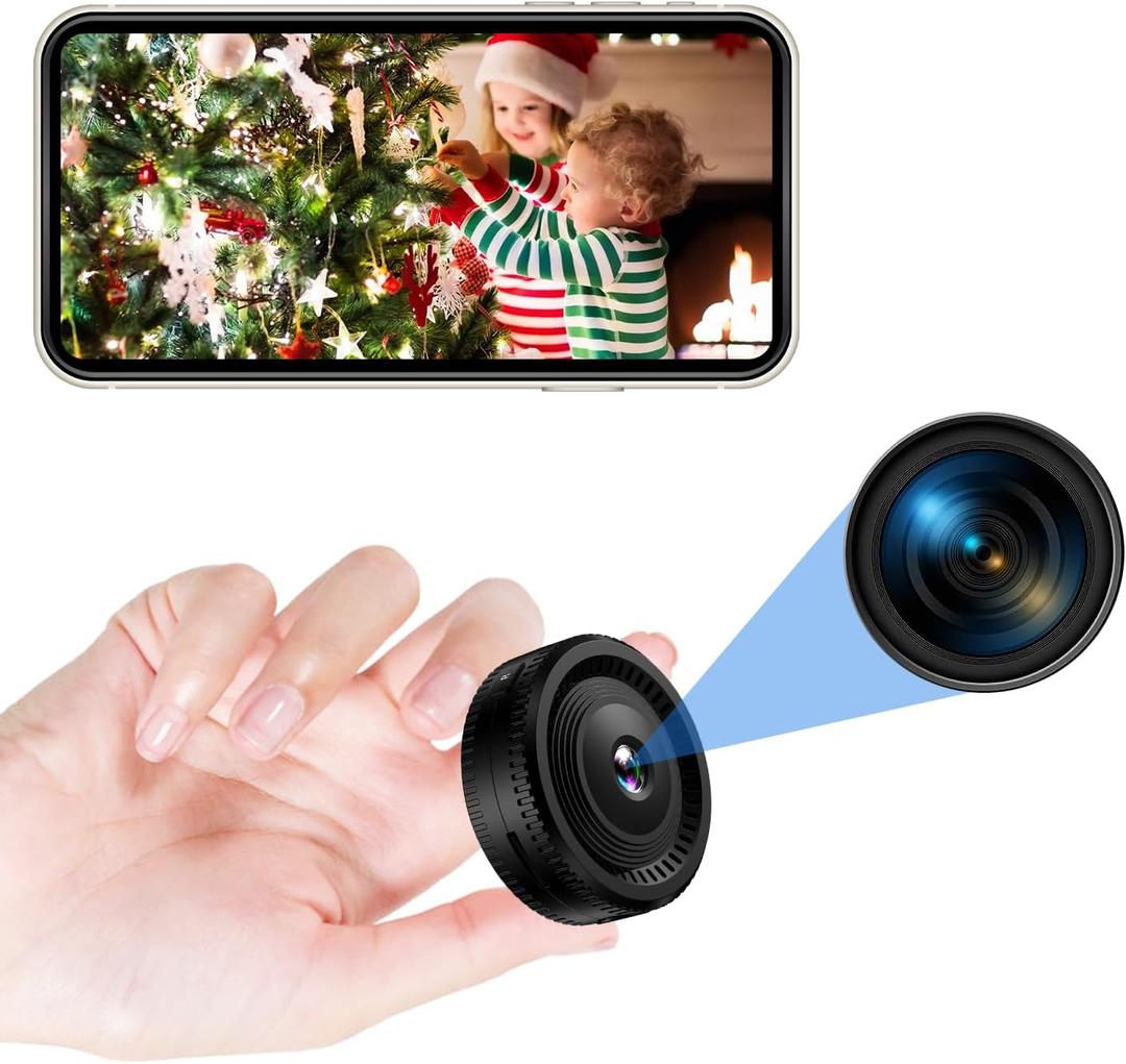 2025 Upgraded 1080P Security Camera Wireless Indoor,Home Camera for Pet,Suitable for Home Offices, Indoor Cam with Night Vision, for Indoo and Outdoor Safety,Real Time Record Surveillance-C8-1
