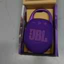 JBL Clip 5 - Ultra-Portable, Waterproof & Dustproof Bluetooth Speaker, Big JBL Pro Sound with Punchy bass, Integrated Carabiner, Up to 12 Hours of Play, Made in Part with Recycled Materials (Purple)
