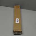 LazBlinds Cordless French Door Blinds, No Drill Roll Up Zebra Blinds for Doors, Light Control Day and Night Sheer Shades for Front Door Patio Sidelight Glass Door, 14'' W x 70'' L, White