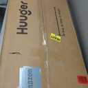 Huuger 63 Inch L Shaped Desk with Fabric Drawers, Computer Office Desk with Power Outlets and USB-C Port, Corner Desk with Storage Shelves, for Gaming Work Study Home Office, Reversible, Rustic Brown