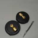 Wireless LED Spotlight, Battery Powered Picture Lights, Uplighting Indoor, Puck Lights with Remote, Stick Spot Light for Wall Art Display Dartboard Painting Artwork Accent Closet-Gold (2 Pack)