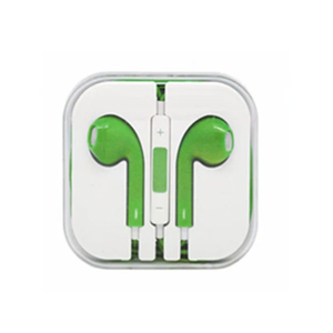 Wired Ear Buds Green, 2 Pack, Unbranded Green Earbud (In Ear) Cell Phone Headsets 