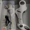 LUXE Bidet NEO 320 - Warm Water, Dual Nozzle, Self-Cleaning, Non-Electric Bidet Attachment for Toilet Seat, Adjustable Water Pressure, Rear & Feminine Wash (White)