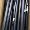 Over The Table Rod Stand with Clamps Adjustable 31"-110'' Length 31"-64" Height Table Balloon Arch Stand with Storage Bag Metal Decorating Rod for Table Hanging (Black)