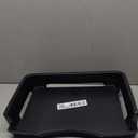 Rubbermaid Regeneration Letter Tray, Six Tier, Plastic, Black (86028) (15.8" x 10.9" x 5")