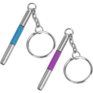UNEAK - Eyeglass Screwdriver Repair Kit Blue & Purple Precision 3 in 1 Mini Screwdrivers Set Keychain Glasses, Sunglasses, Sunglass, Watch, Electronics, Eyeglasses, Flat Head, Phillips, Hex