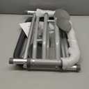 Loyoda Toilet Safety Rails,Height-Adjustable Toilet Frame Width-Adjustable Toilet Handles Foldable Toilet Rail Provides Support for Seniors  Pregnant Disabled Gray