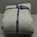 Cmfshape Oversized King Quilt Set Bedspread 128x120-Sage Green California King Quilts 3 PCS-Lightweight Quilted Bedding Extra Large-Paisley Pattern Coverlet for All Season Bohemian