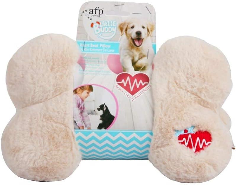 ALL FOR PAWS Puppy Heartbeating Pillow Dog Crate Training Snuggle Toys Dog Pillow Sleep Aid Plush Toy, Stress Relief and Comfort New Puppy ALL FOR PAWS Puppy Heartbeating Pillow Dog Crate Training Snuggle Toys Dog Pillow Sleep Aid Plush Toy, Stress Relief and Comfort New Puppy
